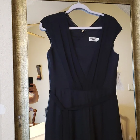 Eliza J Black Wide-Leg Jumpsuit - Picture 11 of 11